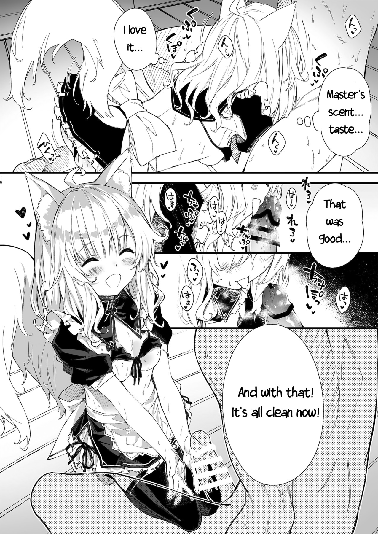 Hentai Manga Comic-A Book About Making Out With a Kemonomimi Maid-Read-14